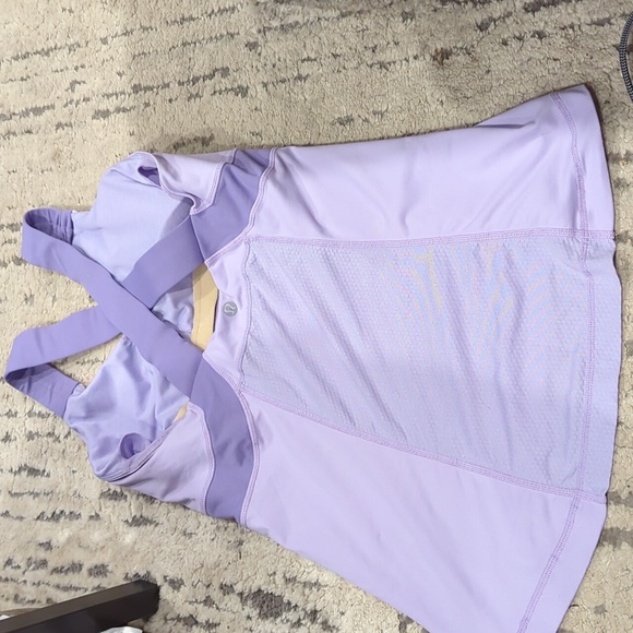 Lululemon Push Your Limits Tank Heathered Lavender Dusk / Lavender Dusk - Picture 5 of 7